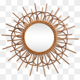 Rattan Sun Shape Mirror 56x21cm"  Src="https - Xenos Rotan Spiegel, HD Png Download - sun shape png